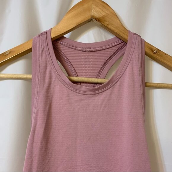 Lululemon Purple Pink Swiftly Tank Cinched Ruched Sides Size 2 - Picture 2 of 8